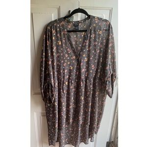 Torrid Floral Button-down Tunic